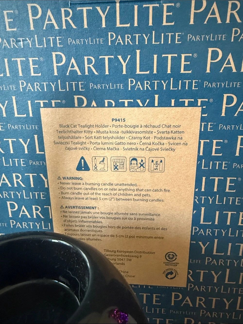 PartyLite sleek glossy